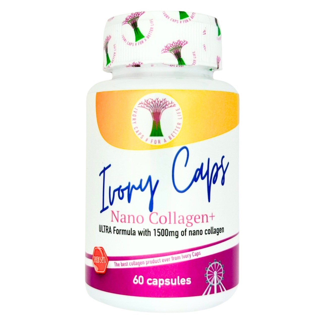 Ivory Caps Nano Collagen+ 1500mg phiên bản mới 2025